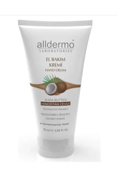 Alldermo El Bakım Kremi 75 ml Shea Butter - Hindistan Cevizi ürün görseli 1