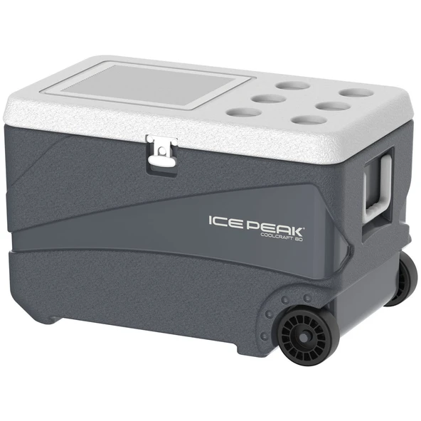 IcePeak CoolCraft 80 Tekerlekli Buzluk 75.2 Litre-FÜME ürün görseli 1