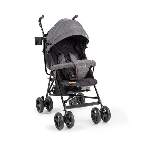 Baby2Go Verona Baston Bebek Arabası Gri ürün görseli 1