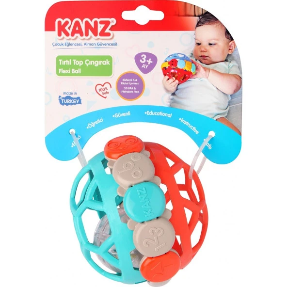 Let'S Be Child Tırtıl Top Çıngırak ürün görseli 1