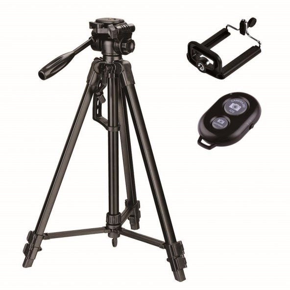 Czp 135CM Telefon Bluetooth Kumandalı Smartphone Tripod ürün görseli 1
