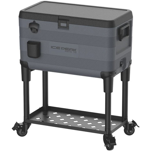 IcePeak Patio 70 Tekerlekli Raflı Buzluk 65.8 Litre ürün görseli 1
