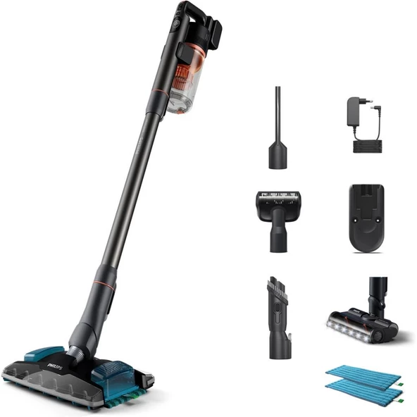 Philips XC8054/01 8000 Serisi Aqua Plus 25,2 V Kablosuz Dikey Şarjlı Süpürge ürün görseli 1
