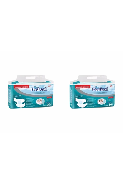 Dr. Pedical Belbantlı Büyük Boy L 30'lu 2 Adet Hasta Bezi ürün görseli 1