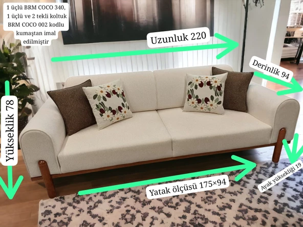 Bohem Koltuk Takımı - Resim 6