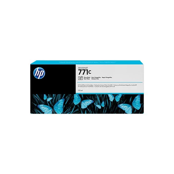 Hp B6Y13A 771C 775 Ml Fotoğraf Siyahı Designjet Mürekkep Kartuşu ürün görseli 1