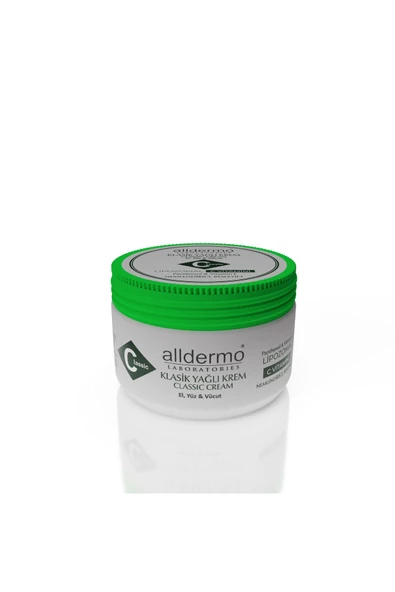 Alldermo Klasik Yağlı C Vitaminli Krem KAVANOZ 250 ml ürün görseli 1