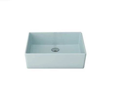 BOCCHİ 1215-029-0125 Bocchi Milano Çanak Lavabo 50 cm Mat Buz Mavi ürün görseli 1