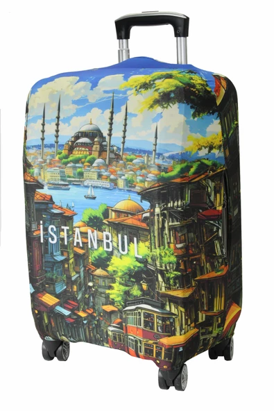 (My#118 İstanbul 2) VALİZ İÇİN KILIF ürün görseli 1