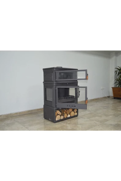 flamestove  Retro Lüx Dik Fırınlı Yk Style Fs045ykst ürün görseli 1