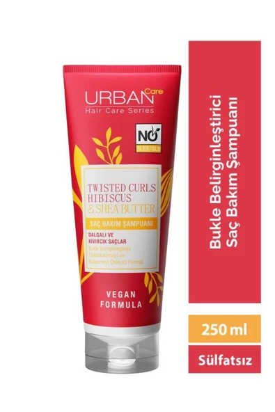 Hibiscus&shea Butter Kıvırcık Ve Dalgalı Saçlara Özel Saç Bakım Şampuanı-sülfatsız-250ml ürün görseli 1