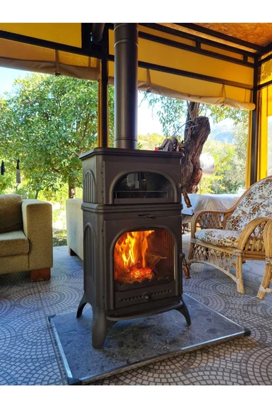 flamestove  Modena Oven Döküm Soba - Fs023 ürün görseli 1