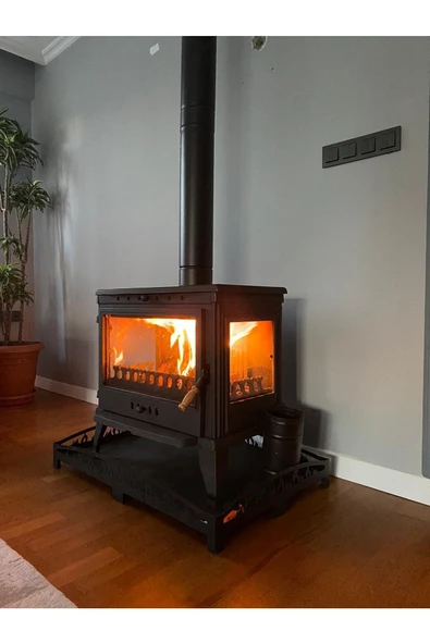 flamestove  Retro Lüx Döküm Soba Fs042 - Resim 7