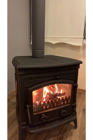 flamestove  Sirius Ultra Yk 3 Camlı Yan Kapaklı Şömine Döküm Soba ürün görseli 1