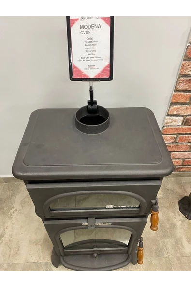 flamestove  Modena Oven Döküm Soba - Fs023 - Resim 6