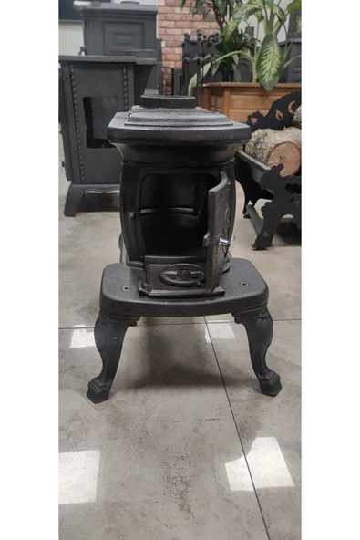 flamestove  Nostalji Fs059 Pik Döküm Mini Soba Şömine ürün görseli 1