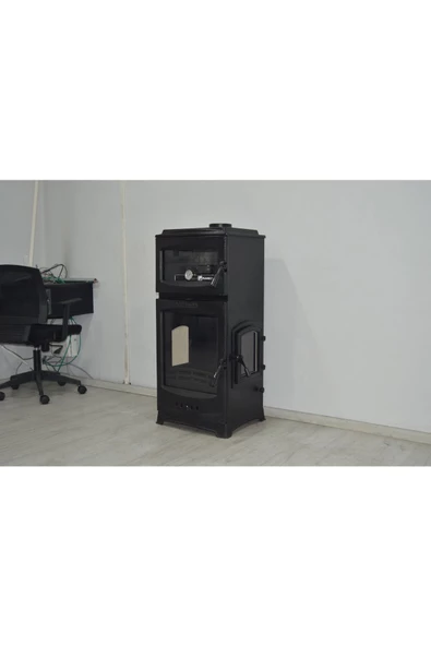 flamestove  LODİ LÜX GURME 3 CAMLI KUZİNELİ YANDAN CAM YAPAKLI ürün görseli 1