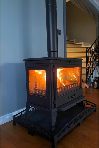flamestove  Retro Lüx Döküm Soba Fs042 - Resim 6