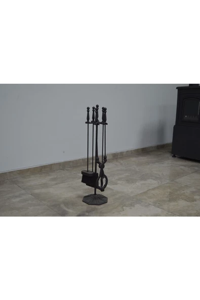 flamestove  Pik Döküm Maşa Takımı Yuvarlak Başlı ürün görseli 1