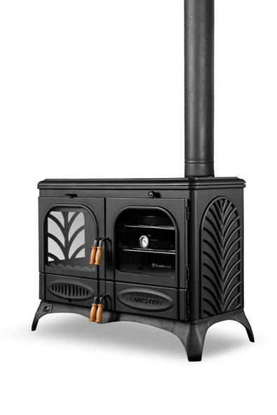Flame Stove fs-066 palmiye lüx fırınlı döküm soba ürün görseli 1