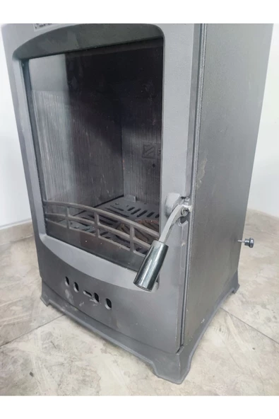 flamestove  Lodi Tek Camlı Çelik Soba - Resim 7