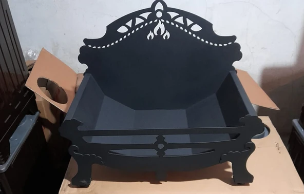 flamestove  Lazer Kesim Sac Odunluk ürün görseli 1