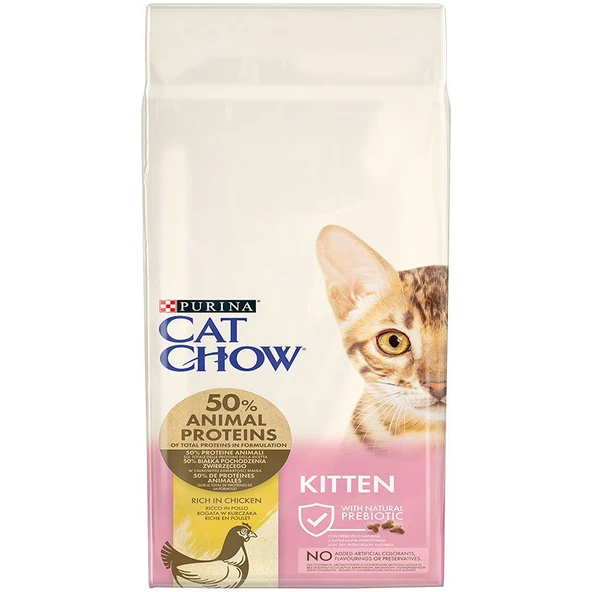 Cat Chow Kitten Tavuklu Yavru Kedi Maması 15 Kg. ürün görseli 1