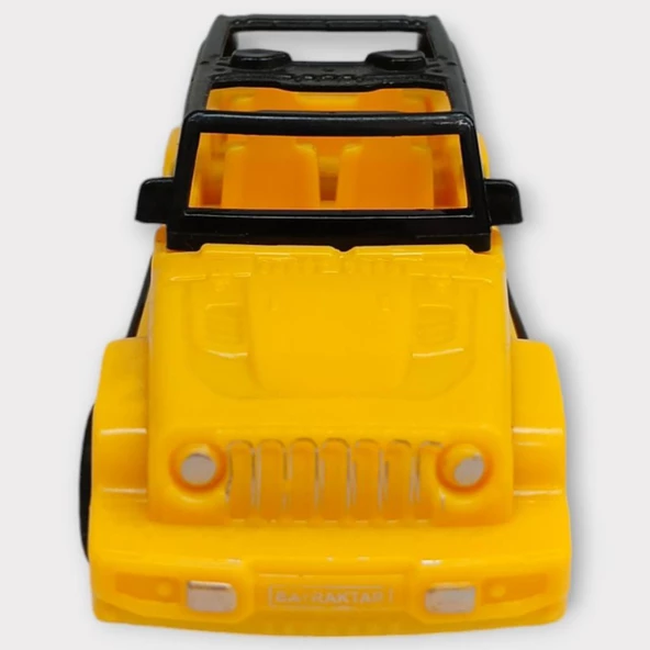 Çek Bırak Arabalar 10 Cm - Sarı Jeep - Resim 4
