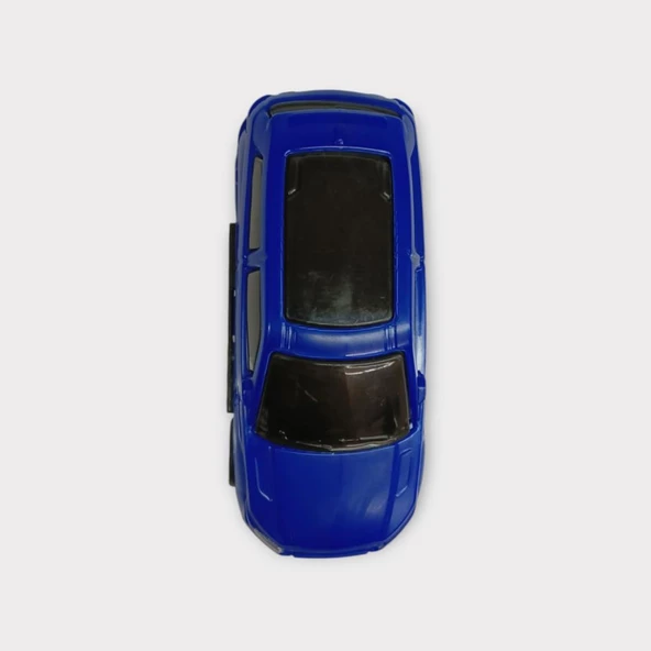 Çek Bırak Arabalar 10 Cm - Mavi Hatchback - Resim 5