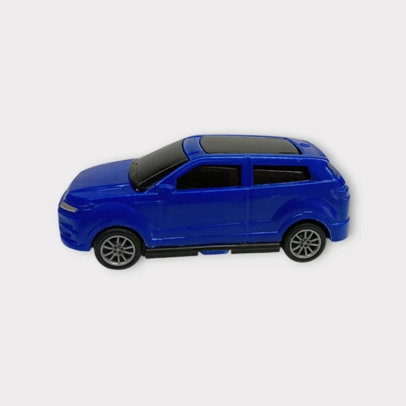 Çek Bırak Arabalar 10 Cm - Mavi Hatchback - Resim 2