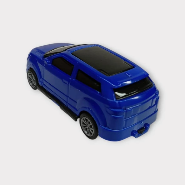 Çek Bırak Arabalar 10 Cm - Mavi Hatchback - Resim 3