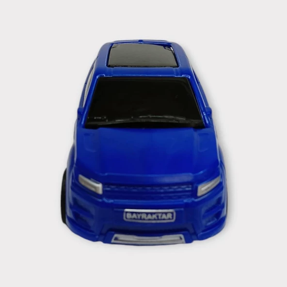 Çek Bırak Arabalar 10 Cm - Mavi Hatchback - Resim 4