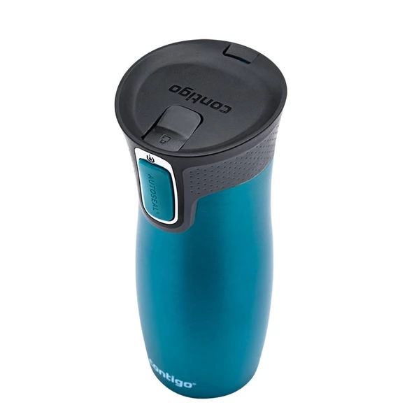 Contigo Westloop Autoseal Termos Bardak 470ML - Turkuaz - Resim 5