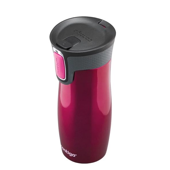 Contigo Westloop Autoseal Termos Bardak 470ML - Pembe - Resim 3