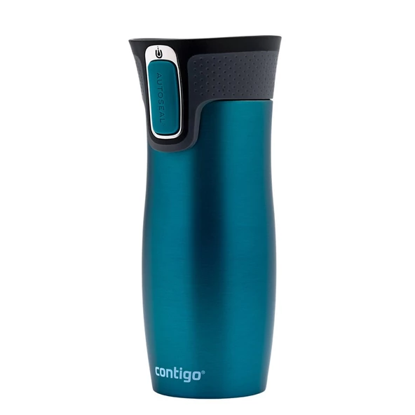 Contigo Westloop Autoseal Termos Bardak 470ML - Turkuaz - Resim 2