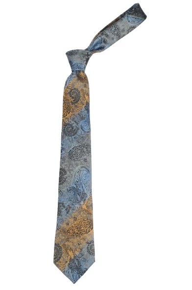 Erkek Şal Desen Kravat - Resim 5