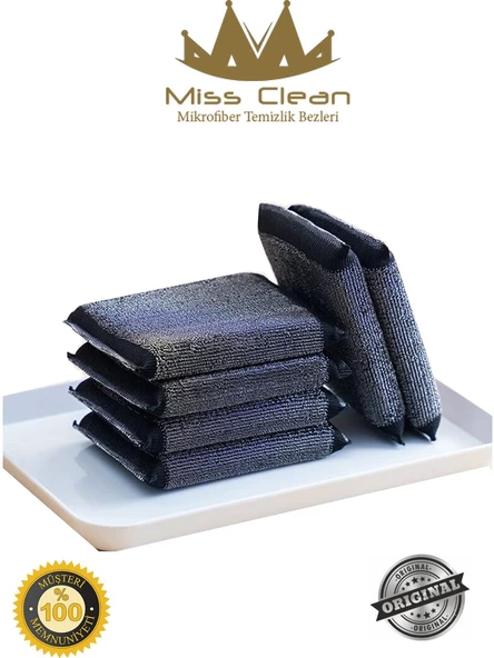 Missclean ( 2 Adet ) Sihirli Inox Paslanmaz Telli Bulaşık Süngeri ürün görseli 1