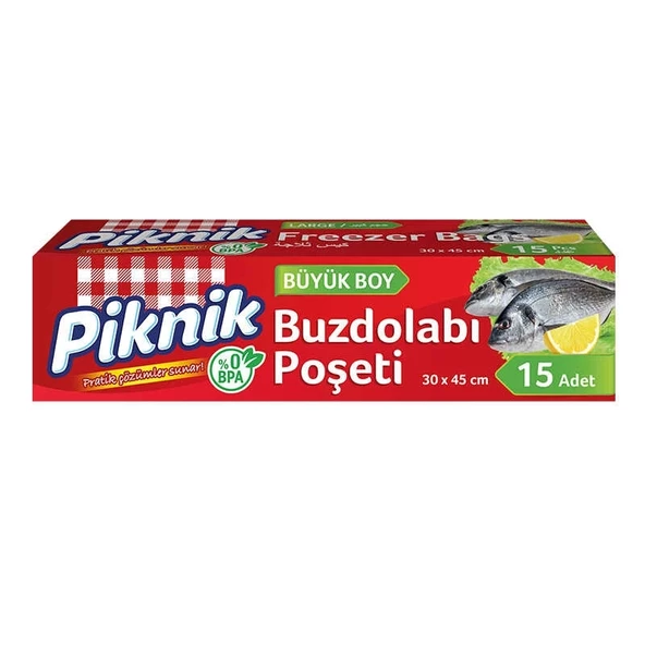 PİKNİK BUZDOLABI POŞETİ BÜYÜK BOY 15Lİ ürün görseli 1