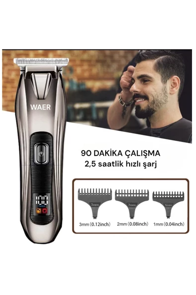 Profesyonel Kullanıma Uygun Saç Ve Sakal Kesme Makinesi ürün görseli 1