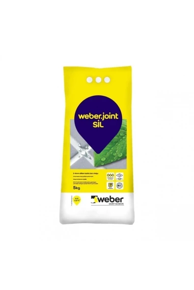 WEBER JOİNTSİL DERZ DOLGUSU 5 KG RUSTİK BEYAZ ürün görseli 1