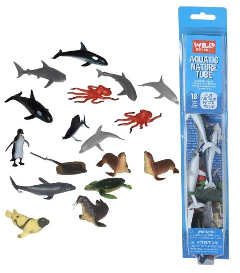 Wild Republic Aquatic Nature Tube 18 pcs. 12879 ürün görseli 1