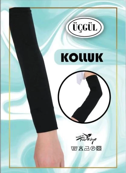 Üçgül Tesettür Kolluk (Siyah) ürün görseli 1