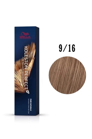 Wella Koleston Perfect Me+ Tüp Boya 60 ml 9/16 Açık Küllü Mor Sarı ürün görseli 1