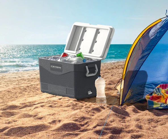 IcePeak CoolCraft 46 Buzluk 41.6 Litre Antrasit ürün görseli 1