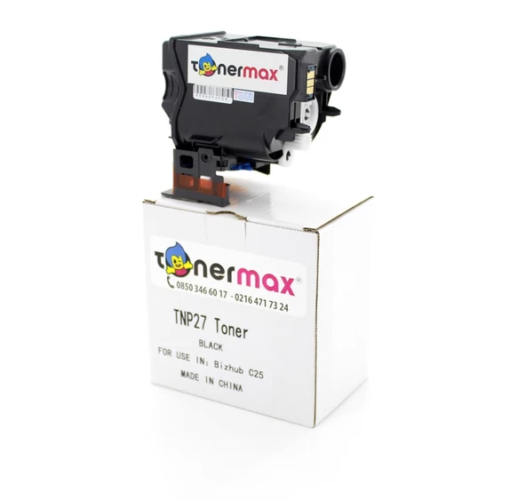 Konica Minolta A0X5153 / TNP-27 / Bizhub C25 Siyah Muadil Toner ürün görseli 1