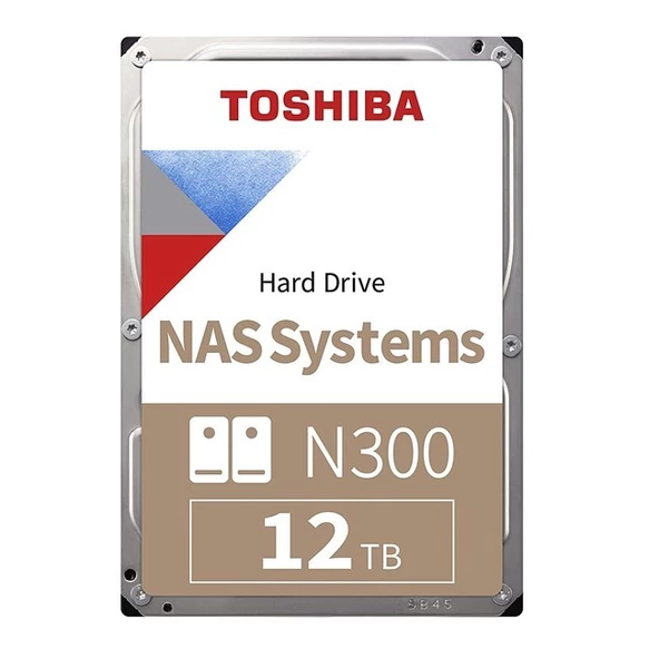 TOSHIBA N300 12TB 7200Rpm 512MB - HDWG51CUZSVA ürün görseli 1