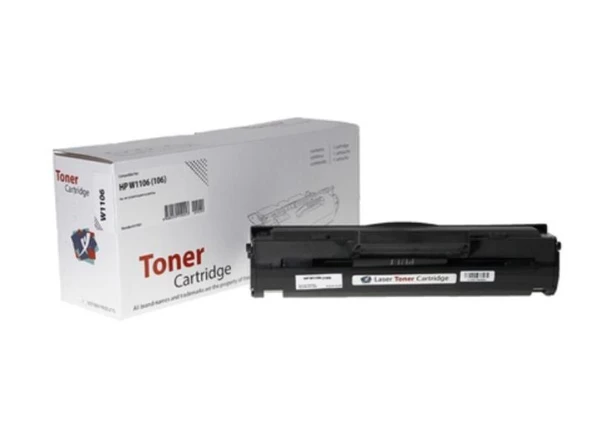 HP uyumlu W1106XL ÇİPLİ Ekstra Yüksek Kapasite Muadil Toner (5K) ürün görseli 1