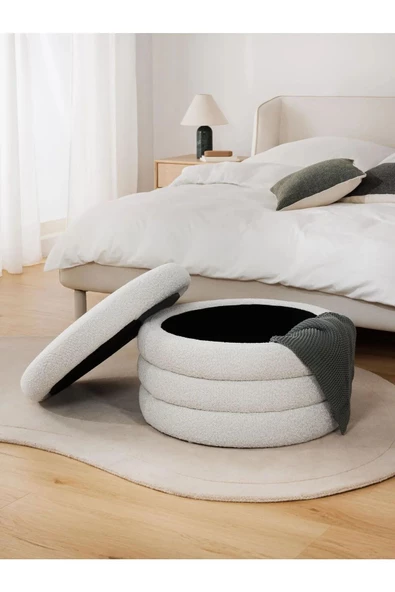 CARBONE DESİN sandıklı puf .bench makyaj pufu . puf minder ürün görseli 1