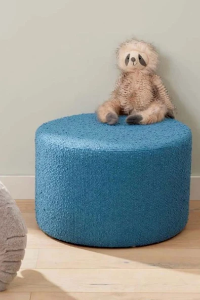 CARBONE DESİN  Bench, Teddy, Beyaz Yumuşak Puf ,bench makyaj pufu . Bebek Pufu. ürün görseli 1