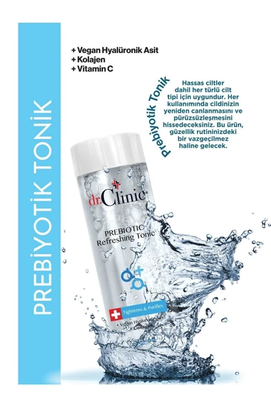 DR.CLİNİC PREBİOTİC YÜZ TEMİZLEME TONİC 150 ML ürün görseli 1